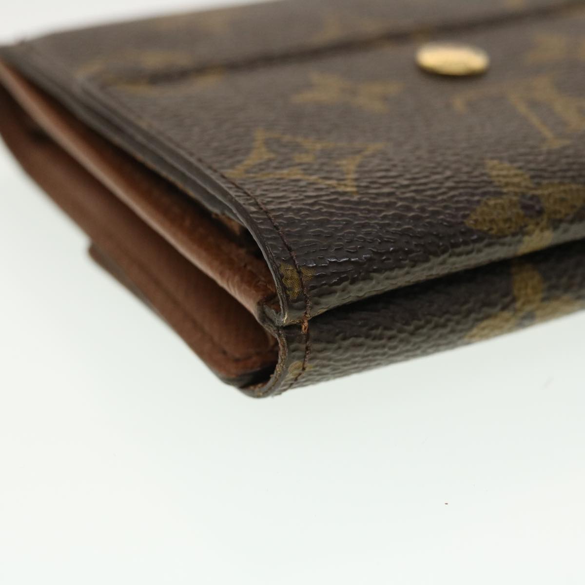 LOUIS VUITTON Monogram Portefeuille Elise Wallet M61654 LV Auth 39872