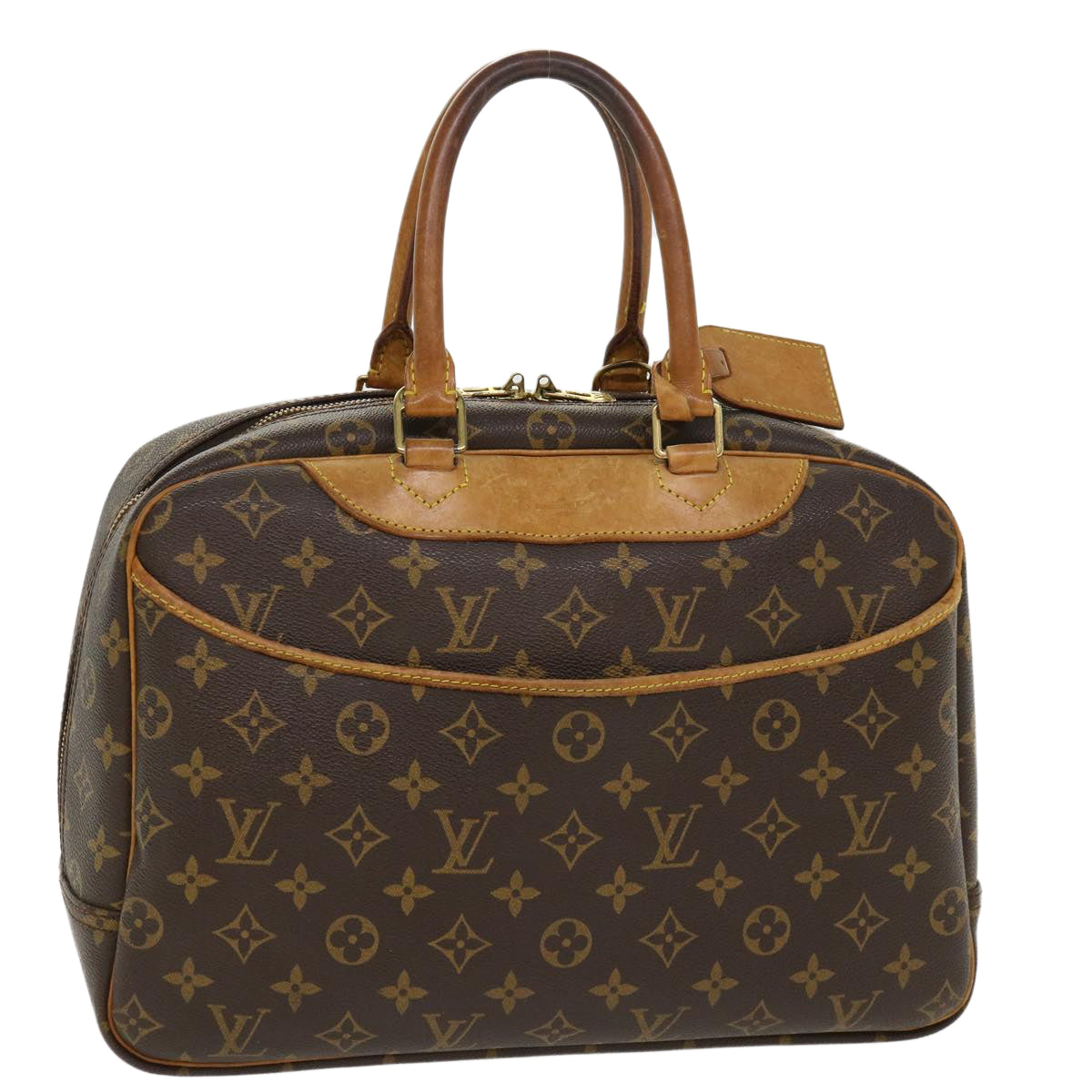 LOUIS VUITTON Monogram Deauville Hand Bag M47270 LV Auth 39874