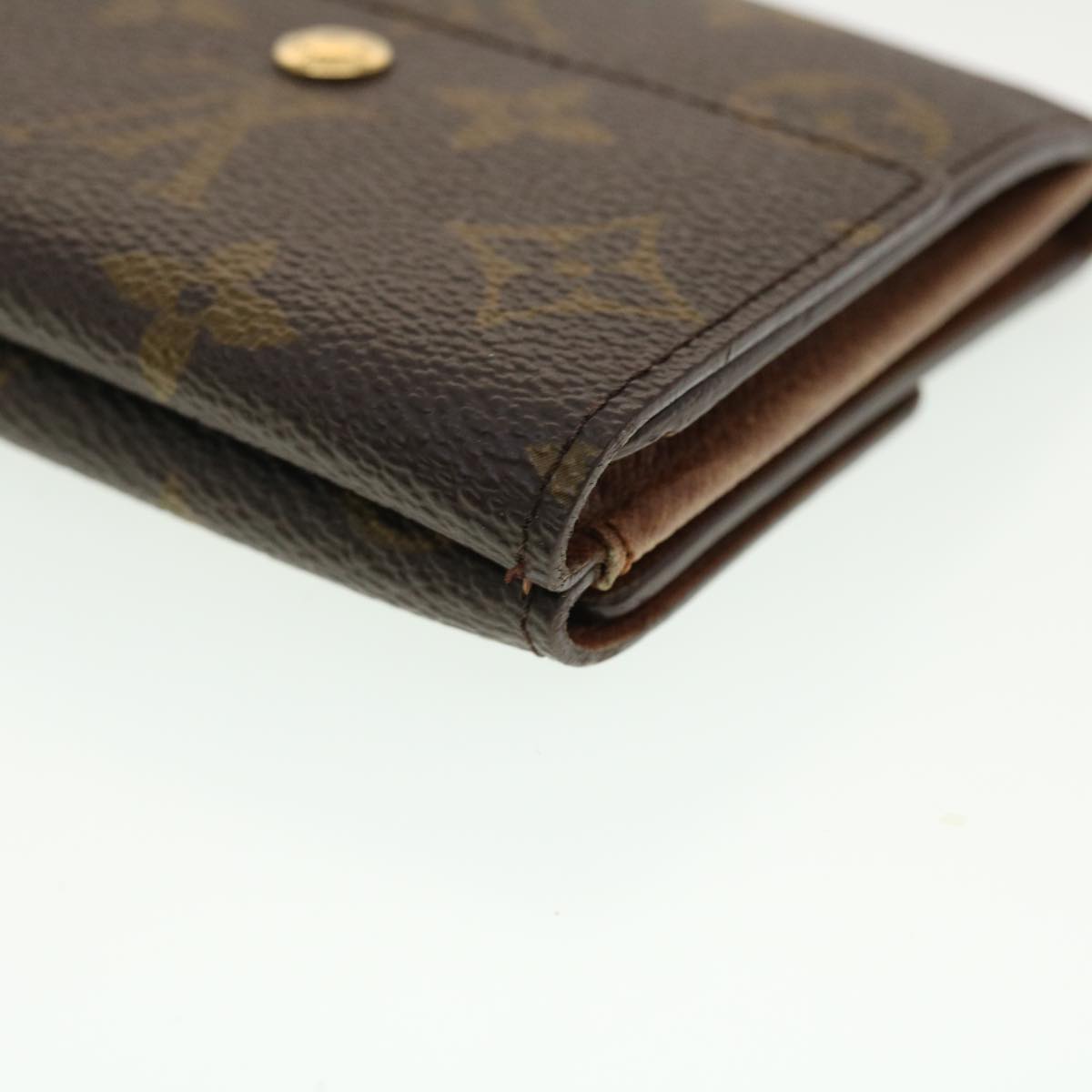 LOUIS VUITTON Monogram Portefeuille Elise Wallet M61654 LV Auth 39877