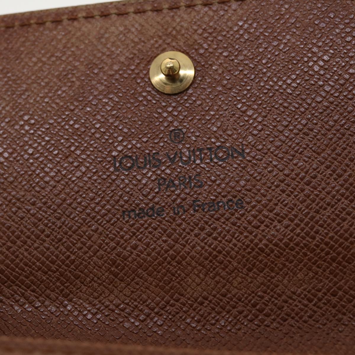 LOUIS VUITTON Monogram Portefeuille Elise Wallet M61654 LV Auth 39877