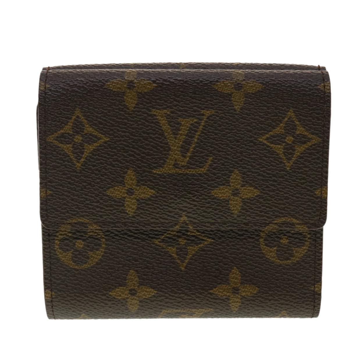 LOUIS VUITTON Monogram Portefeuille Elise Wallet M61654 LV Auth 39877 - 0