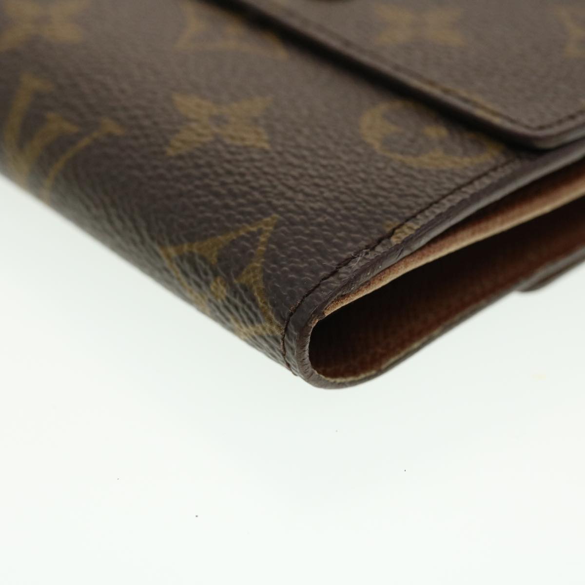 LOUIS VUITTON Monogram Portefeuille Elise Wallet M61654 LV Auth 39877