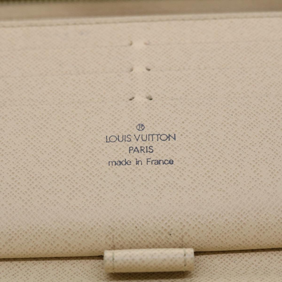 LOUIS VUITTON Damier Azur Zippy Organizer Long Wallet N60012 LV Auth 39889