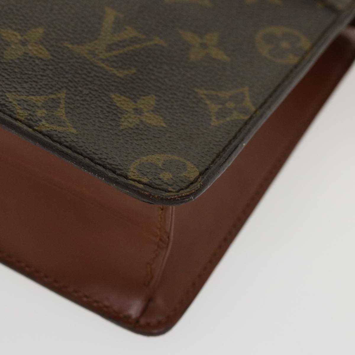 LOUIS VUITTON Monogram Pochette Homme Clutch Bag M51795 LV Auth 39891