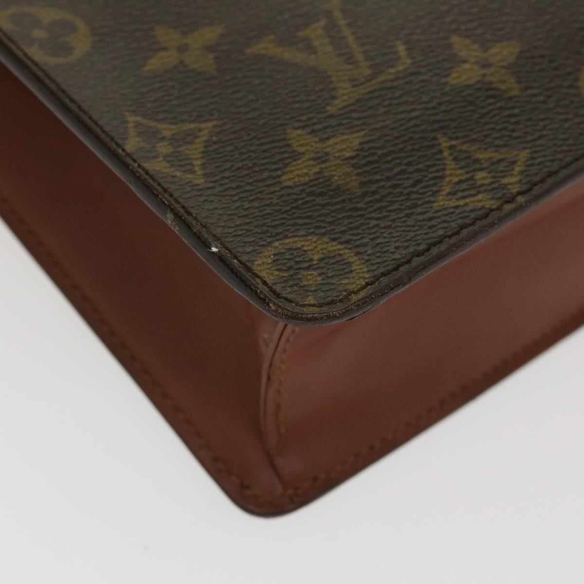 LOUIS VUITTON Monogram Pochette Homme Clutch Bag M51795 LV Auth 39891