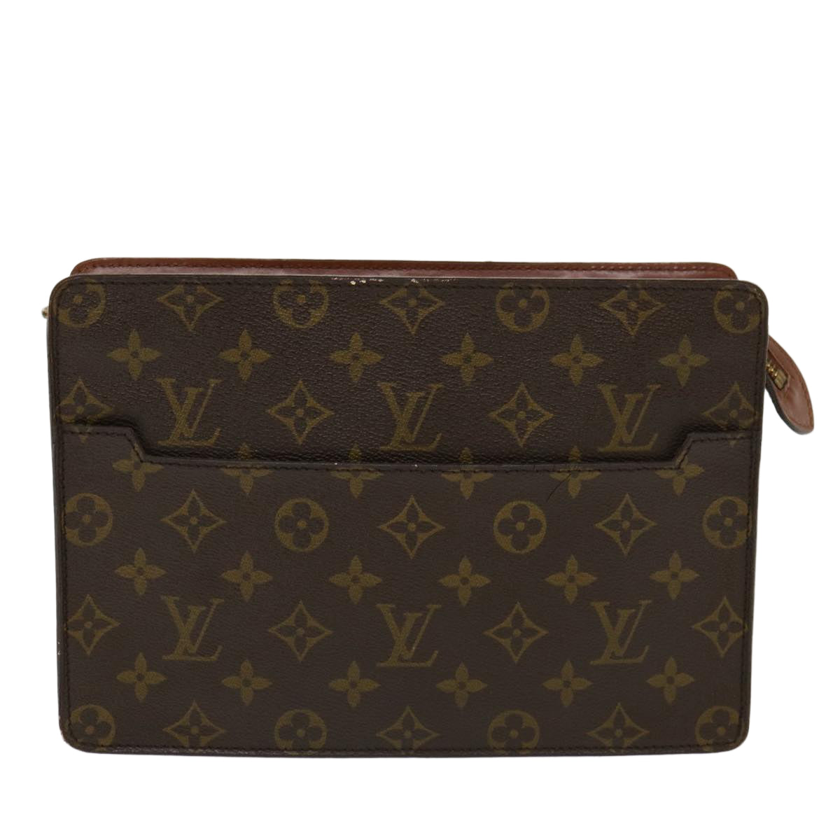 LOUIS VUITTON Monogram Pochette Homme Clutch Bag M51795 LV Auth 39891