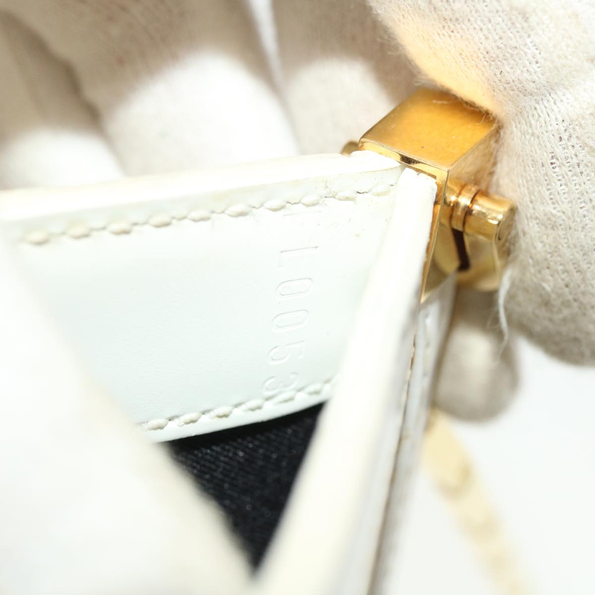 LOUIS VUITTON Epi Stretch Mojito Shoulder Bag Cream M54613 LV Auth 39898