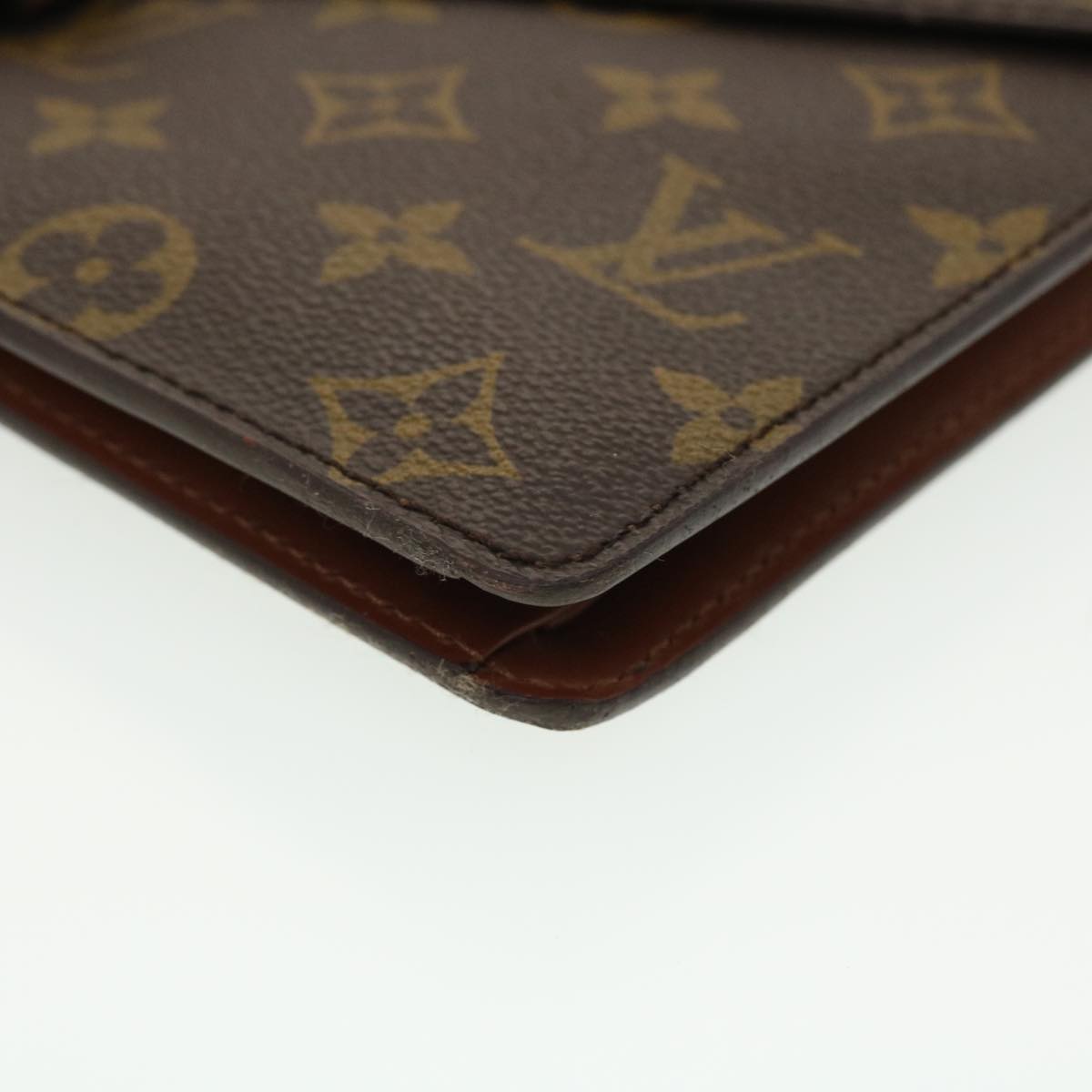 LOUIS VUITTON Monogram Ranelag Clutch Bag M51782 LV Auth 39917