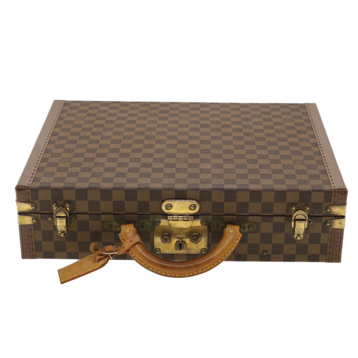 LOUIS VUITTON Damier Ebene President Trunk SPO LV Auth 39928A