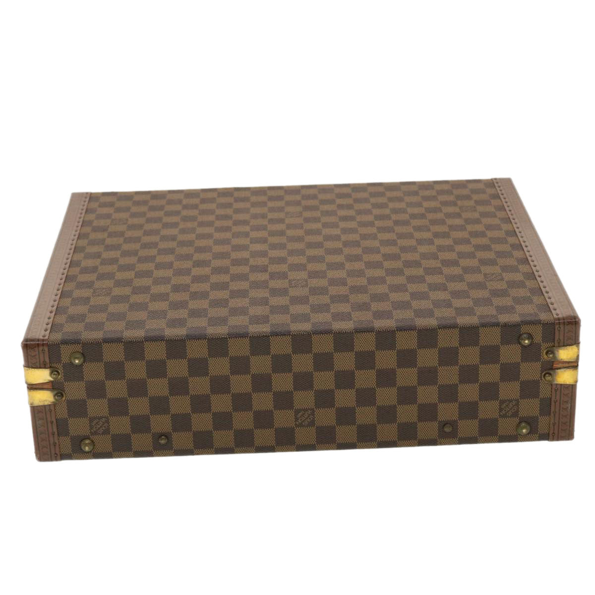 LOUIS VUITTON Damier Ebene President Trunk SPO LV Auth 39928A - 0