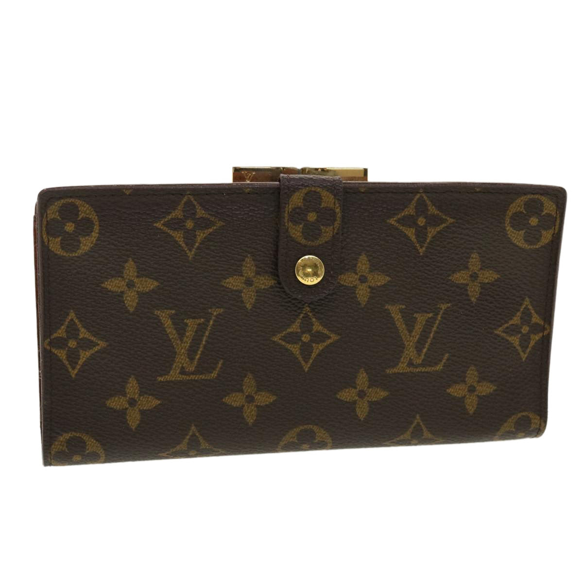 LOUIS VUITTON Monogram Continental Long Wallet T61217 LV Auth 39929