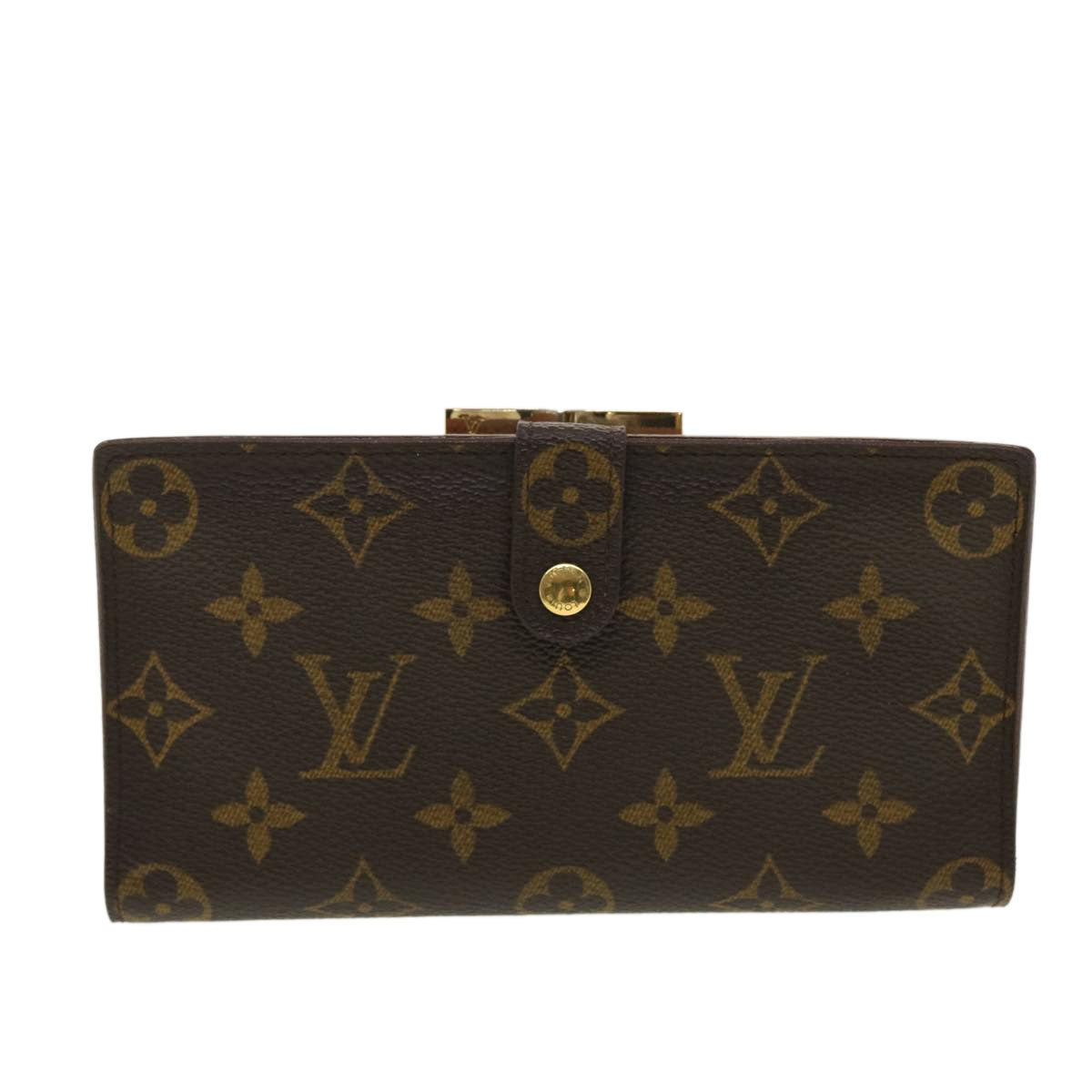 LOUIS VUITTON Monogram Continental Long Wallet T61217 LV Auth 39929