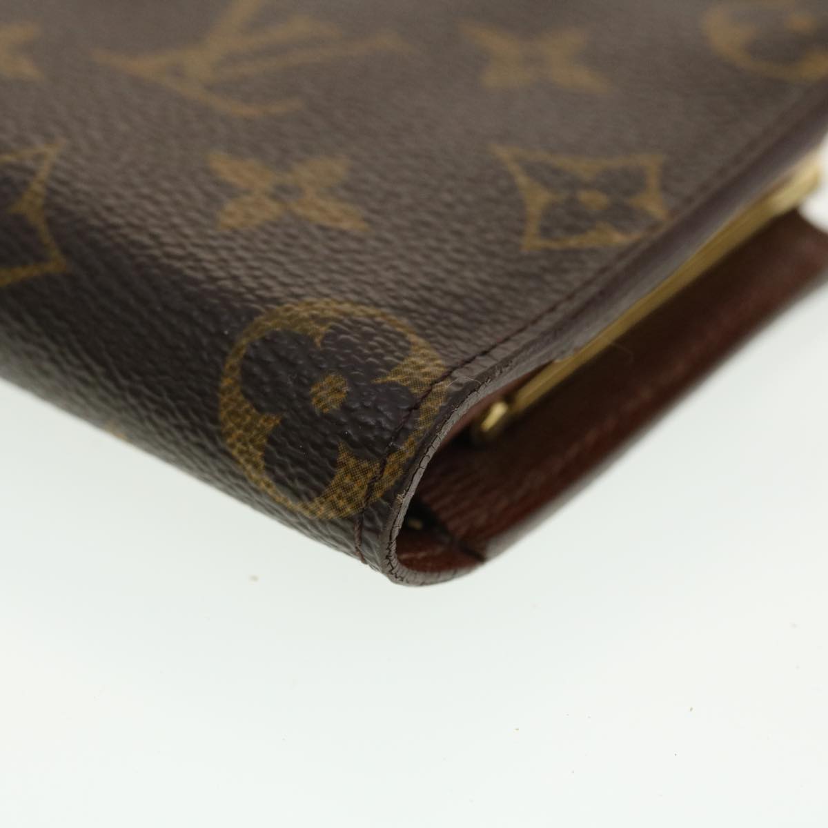 LOUIS VUITTON Monogram Continental Long Wallet T61217 LV Auth 39929