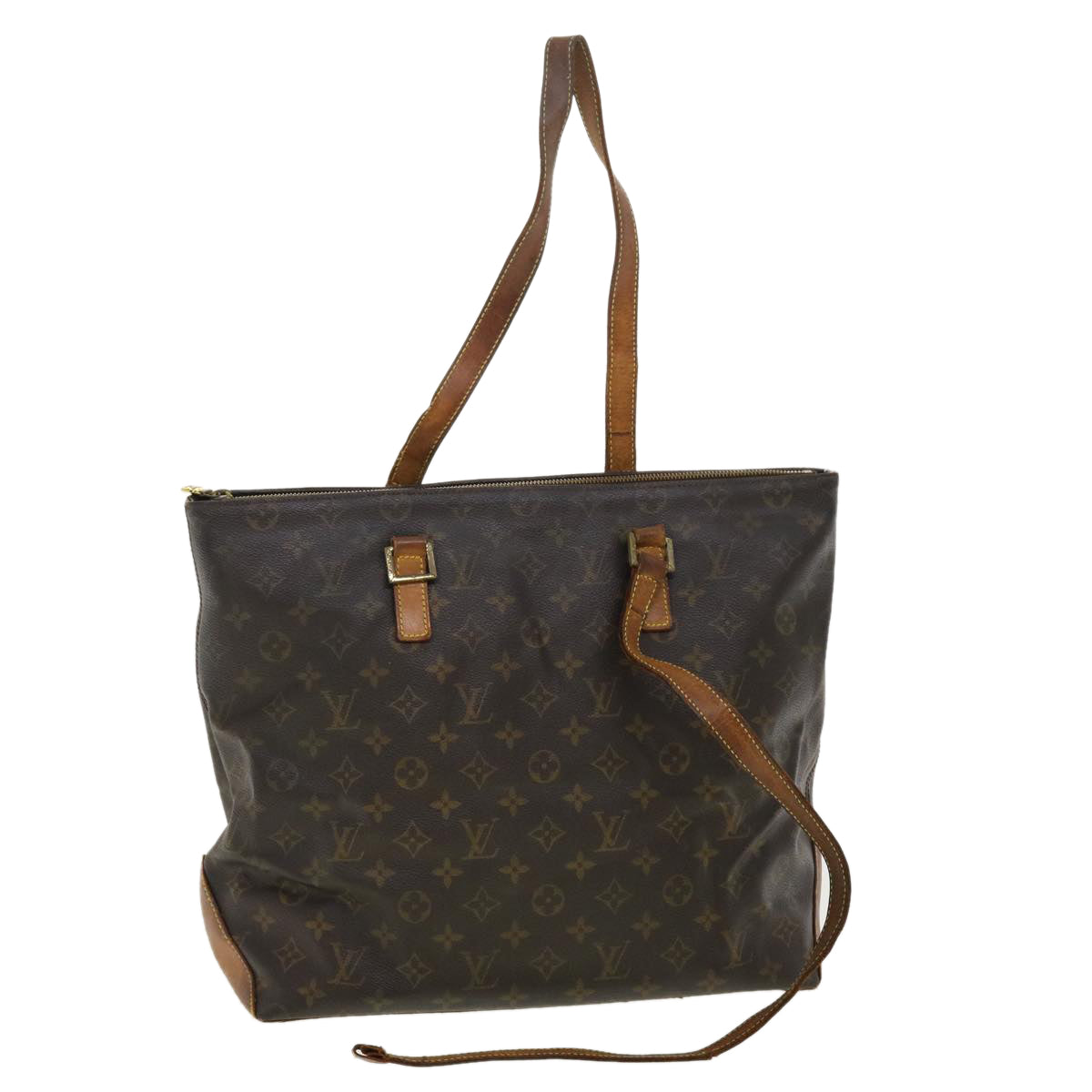 LOUIS VUITTON Monogram Cabas Mezzo Tote Bag M51151 LV Auth 39978