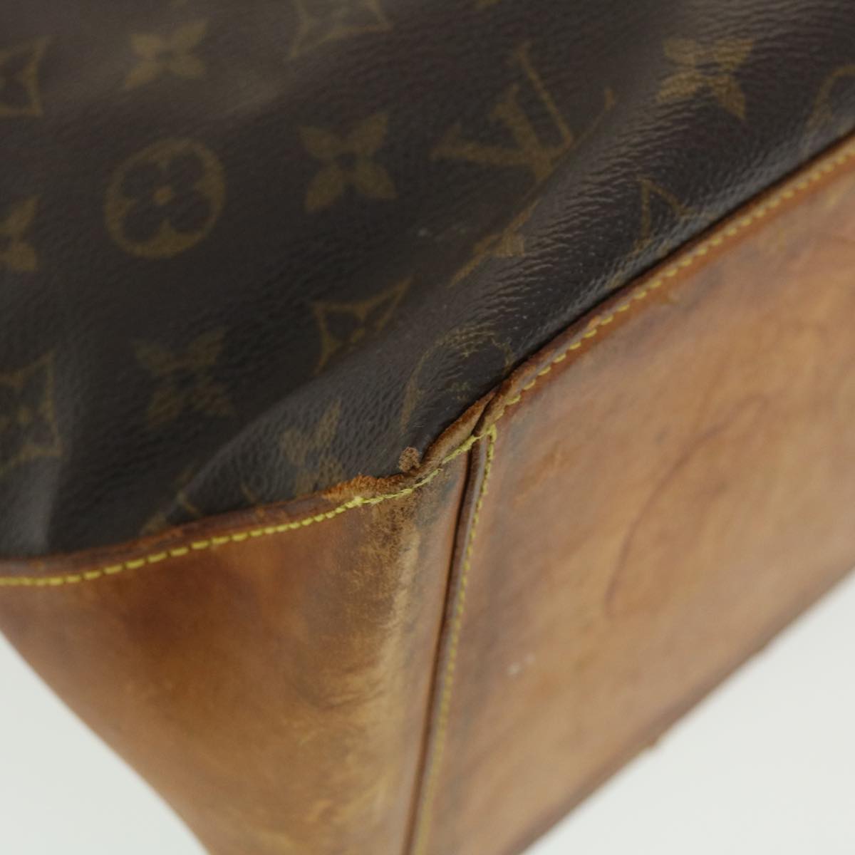 LOUIS VUITTON Monogram Cabas Mezzo Tote Bag M51151 LV Auth 39978