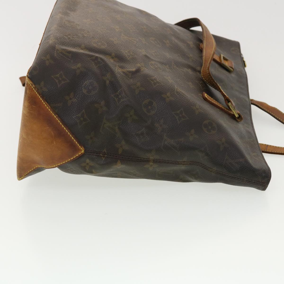 LOUIS VUITTON Monogram Cabas Mezzo Tote Bag M51151 LV Auth 39978