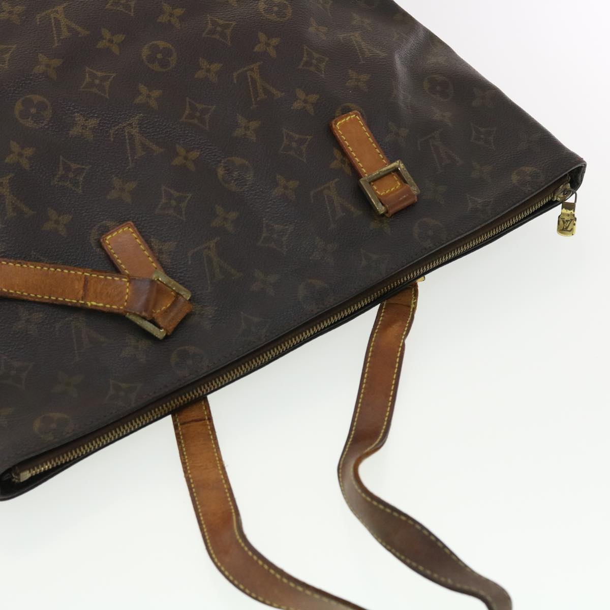 LOUIS VUITTON Monogram Cabas Mezzo Tote Bag M51151 LV Auth 39978