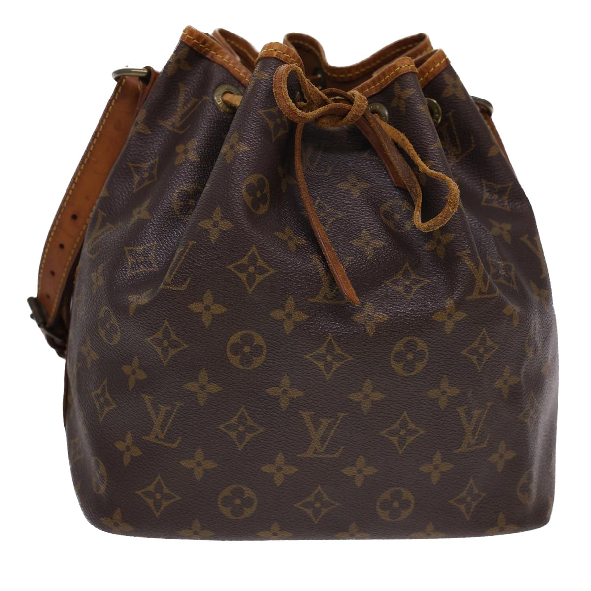 LOUIS VUITTON Monogram Petit Noe Shoulder Bag M42226 LV Auth 39980