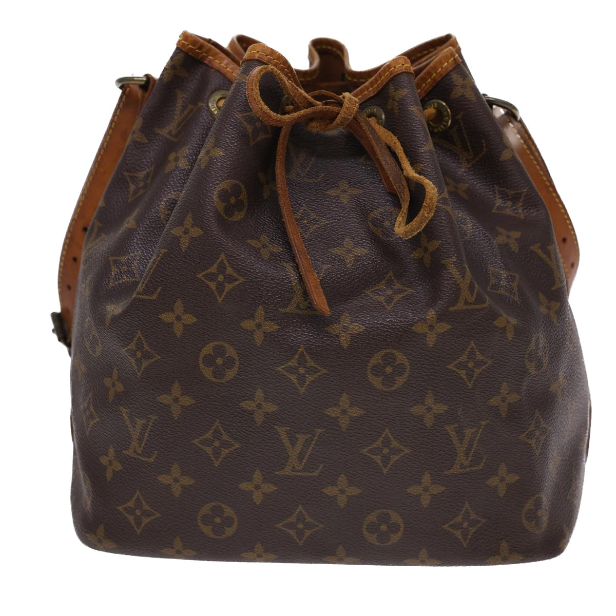 LOUIS VUITTON Monogram Petit Noe Shoulder Bag M42226 LV Auth 39980