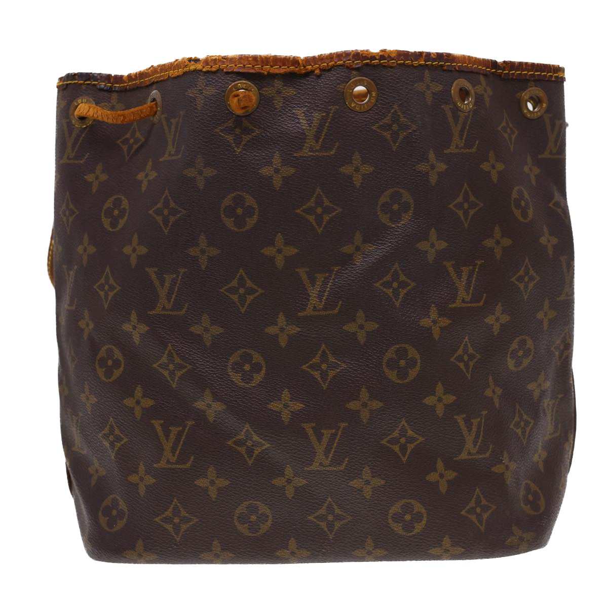 LOUIS VUITTON Monogram Petit Noe Shoulder Bag M42226 LV Auth 39981