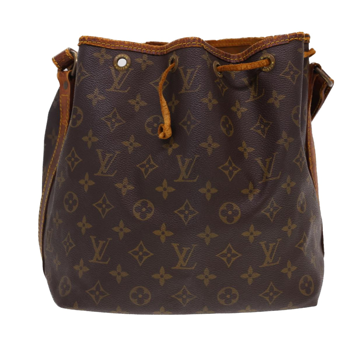 LOUIS VUITTON Monogram Petit Noe Shoulder Bag M42226 LV Auth 39981