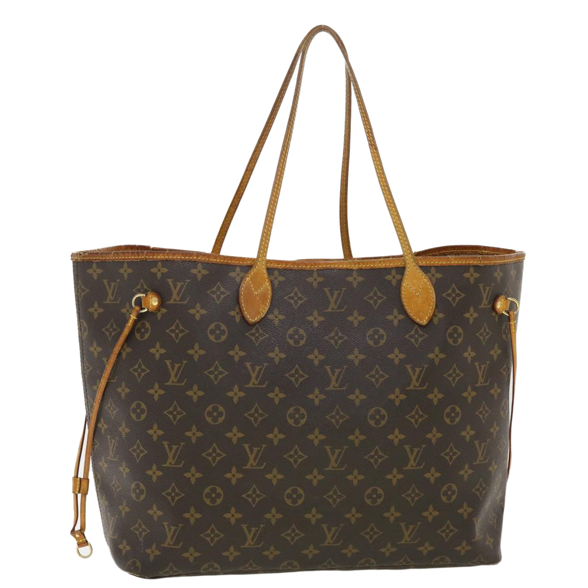 LOUIS VUITTON Monogram Neverfull GM Tote Bag M40157 LV Auth 39983