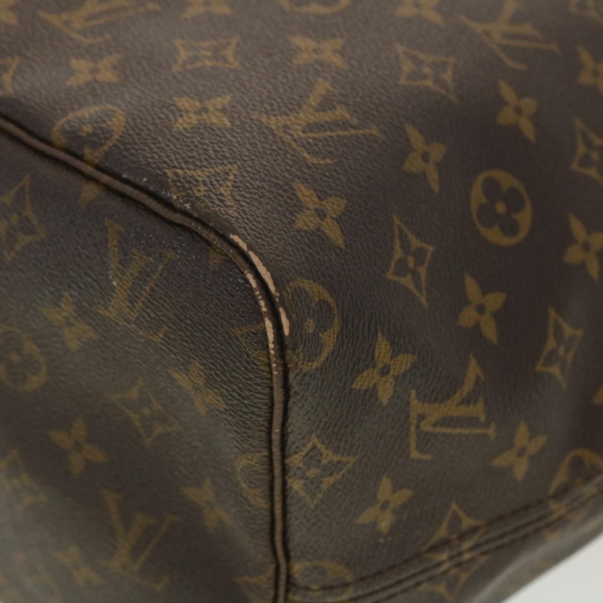 LOUIS VUITTON Monogram Neverfull GM Tote Bag M40157 LV Auth 39983