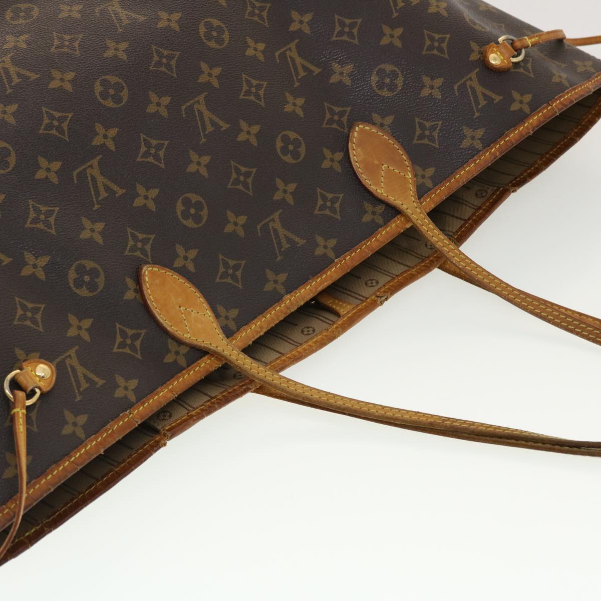 LOUIS VUITTON Monogram Neverfull GM Tote Bag M40157 LV Auth 39983