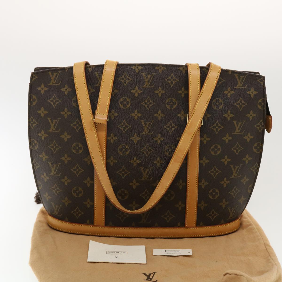 LOUIS VUITTON Monogram Babylone Tote Bag M51102 LV Auth 40007