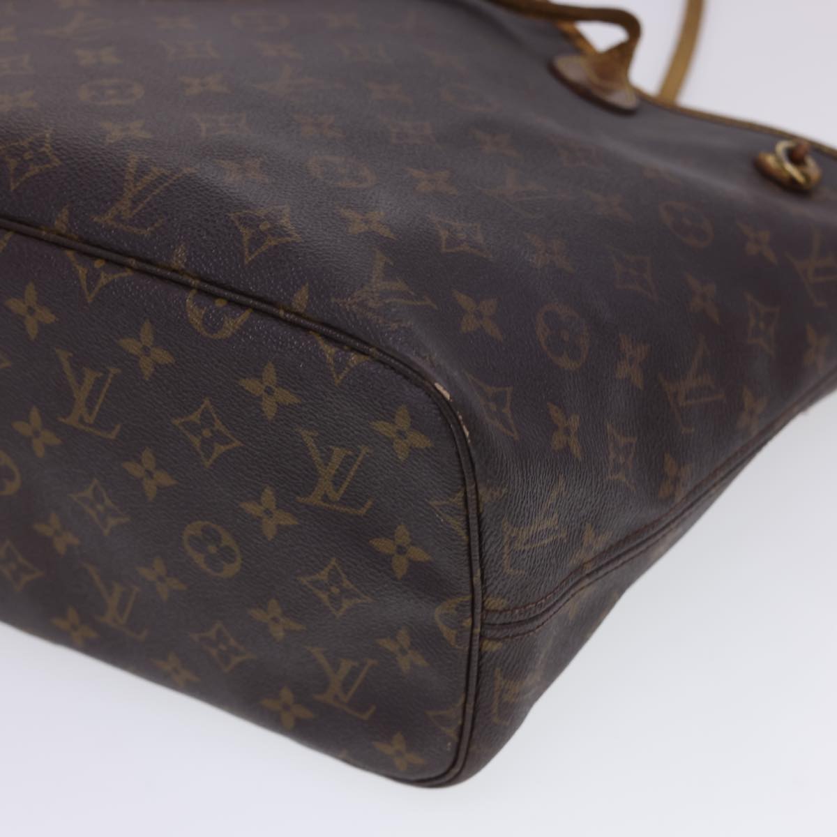 LOUIS VUITTON Monogram Neverfull MM Tote Bag M40156 LV Auth 40011