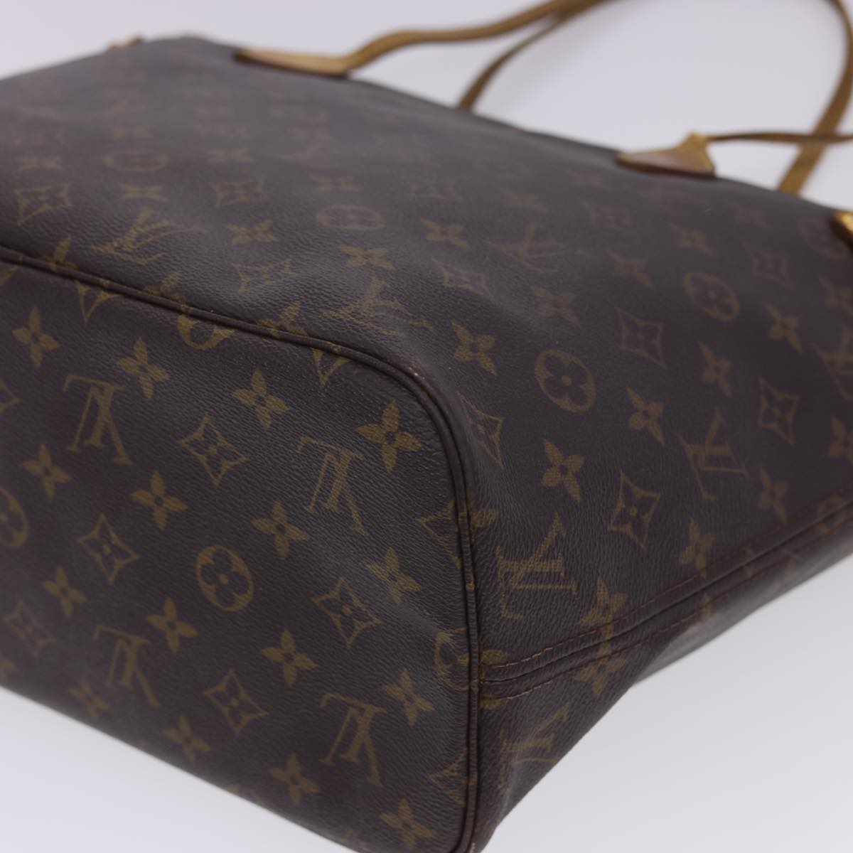 LOUIS VUITTON Monogram Neverfull MM Tote Bag M40156 LV Auth 40011