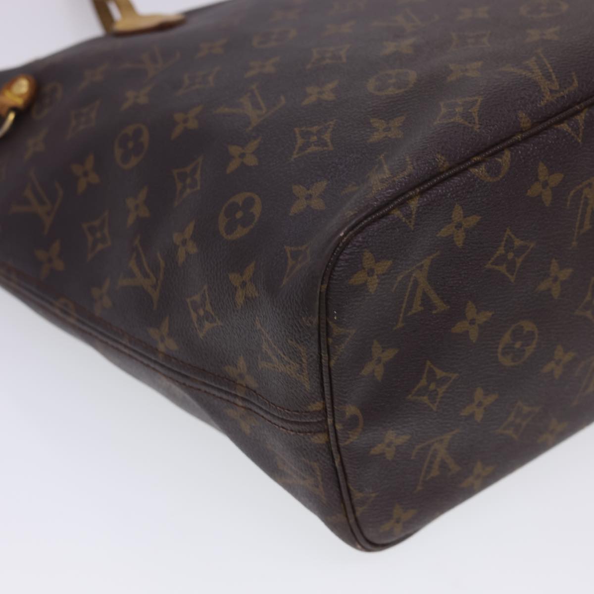 LOUIS VUITTON Monogram Neverfull MM Tote Bag M40156 LV Auth 40011