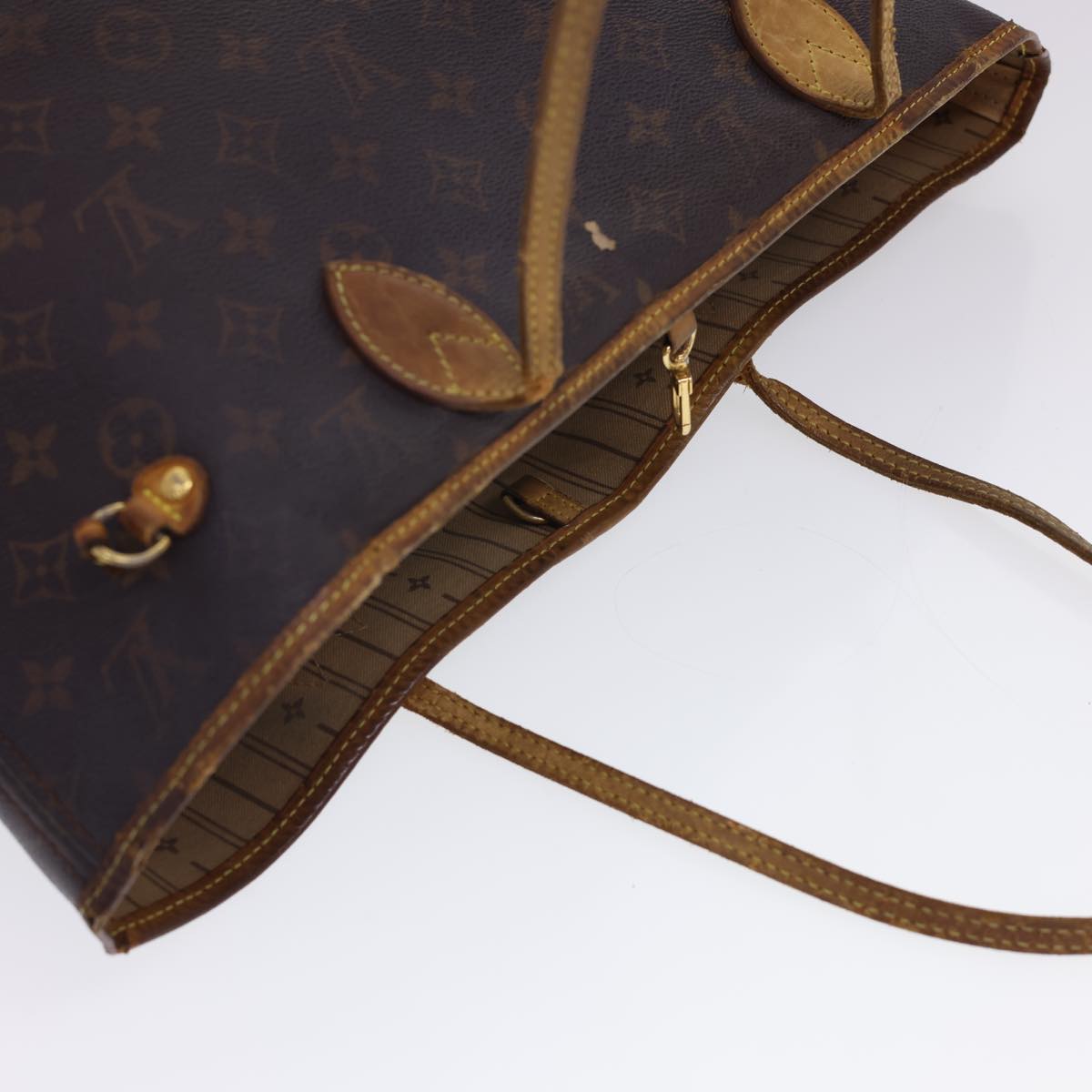 LOUIS VUITTON Monogram Neverfull MM Tote Bag M40156 LV Auth 40011