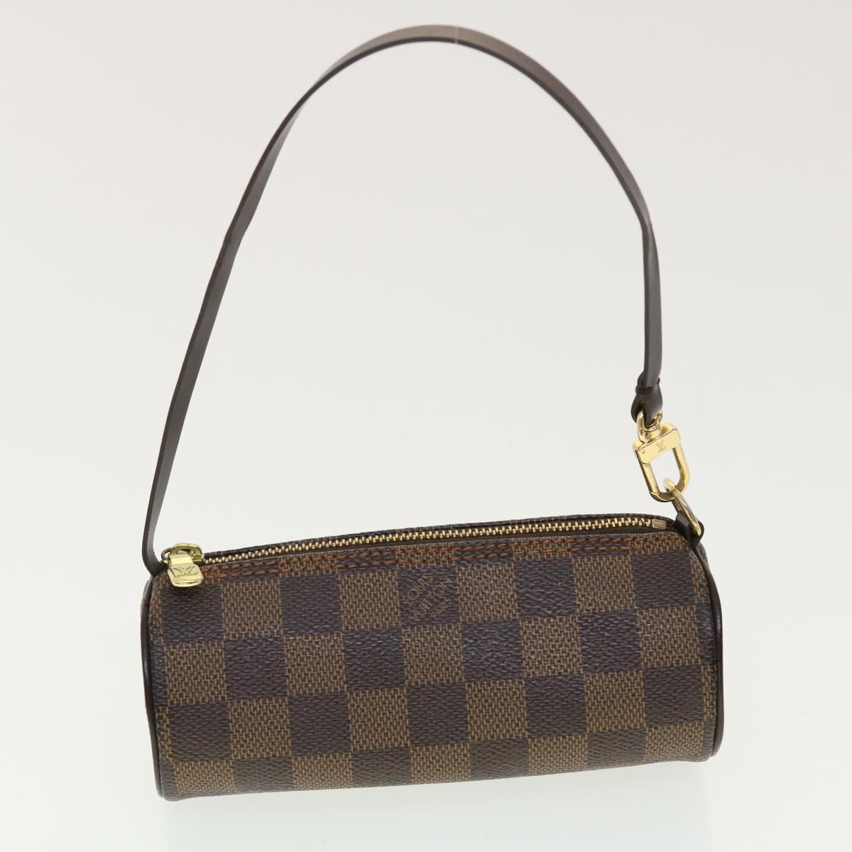 LOUIS VUITTON Damier Ebene Papillon 30 Hand Bag N51303 LV Auth 40022