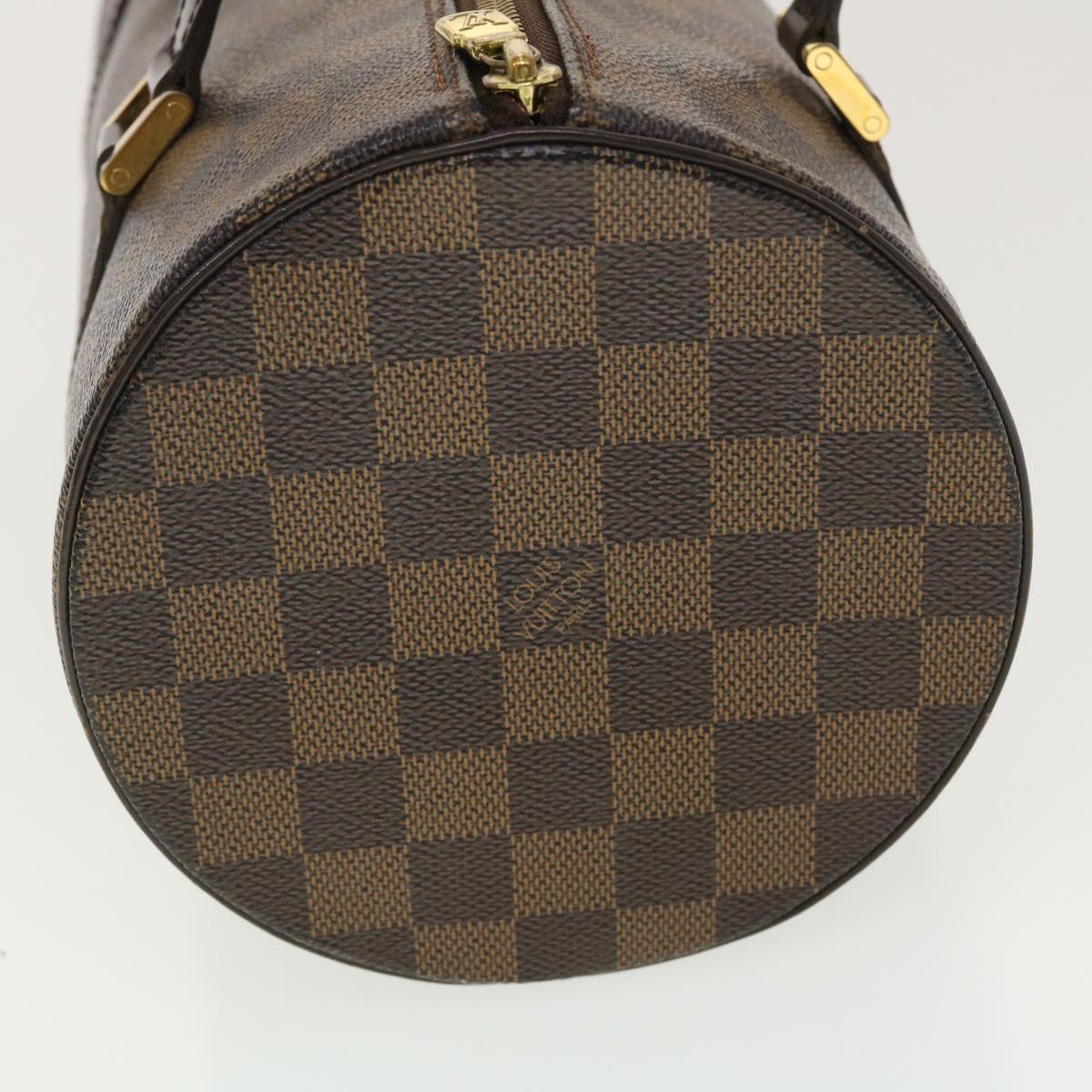 LOUIS VUITTON Damier Ebene Papillon 30 Hand Bag N51303 LV Auth 40022