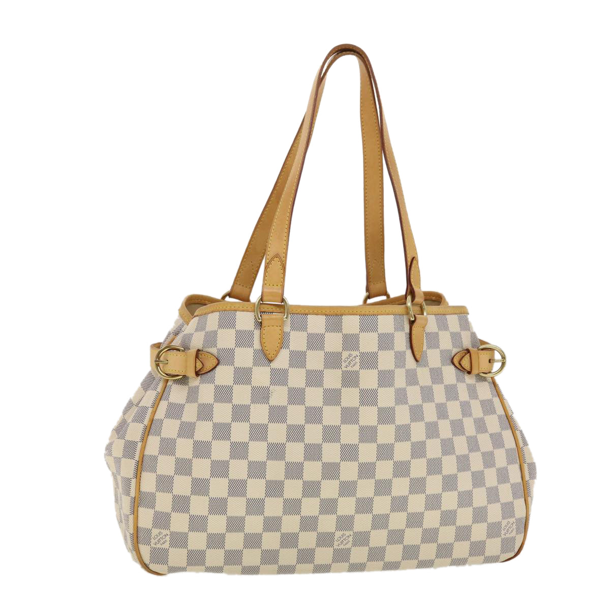 LOUIS VUITTON Damier Azur Batignolles Horizontal Tote Bag N48172 LV Auth 40025