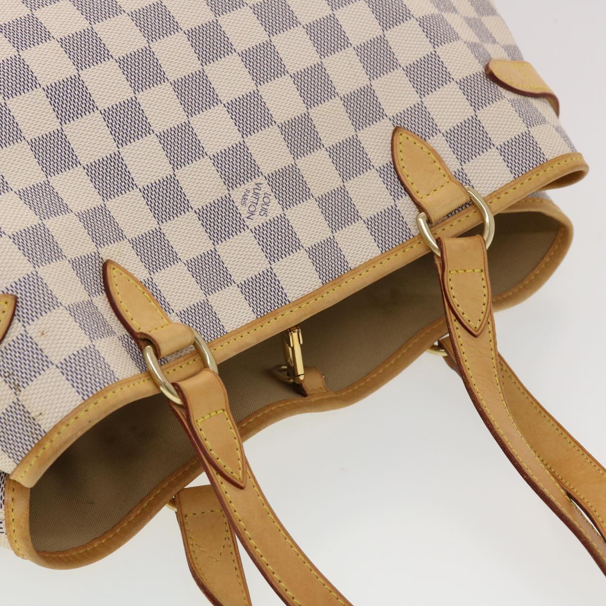 LOUIS VUITTON Damier Azur Batignolles Horizontal Tote Bag N48172 LV Auth 40025