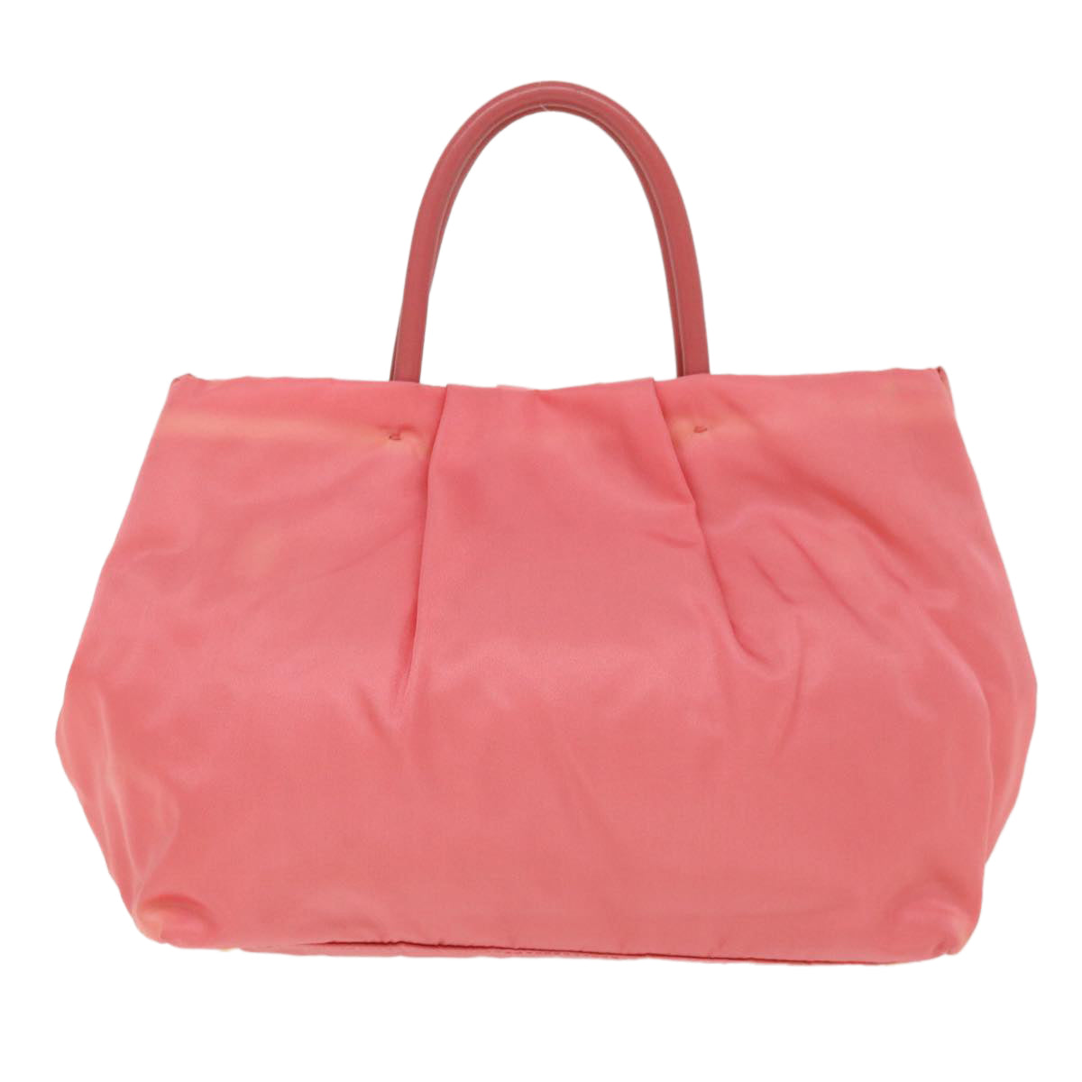 PRADA Hand Bag Nylon Pink Auth 40050 - 0