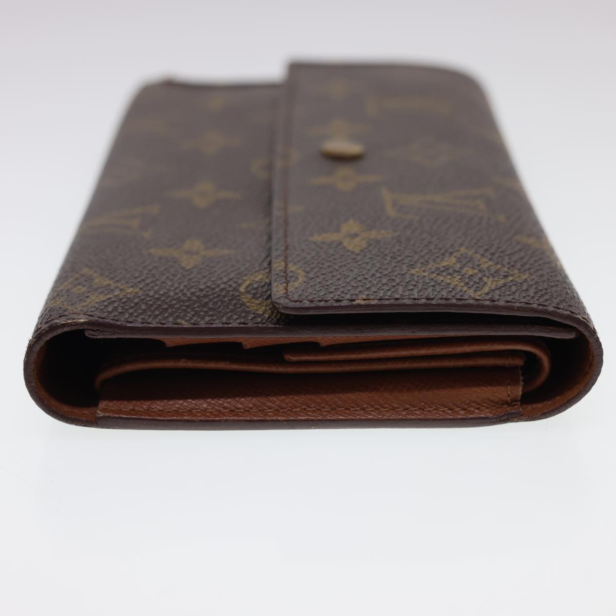 LOUIS VUITTON Monogram Portefeuille International Long Wallet M61217 Auth 40069