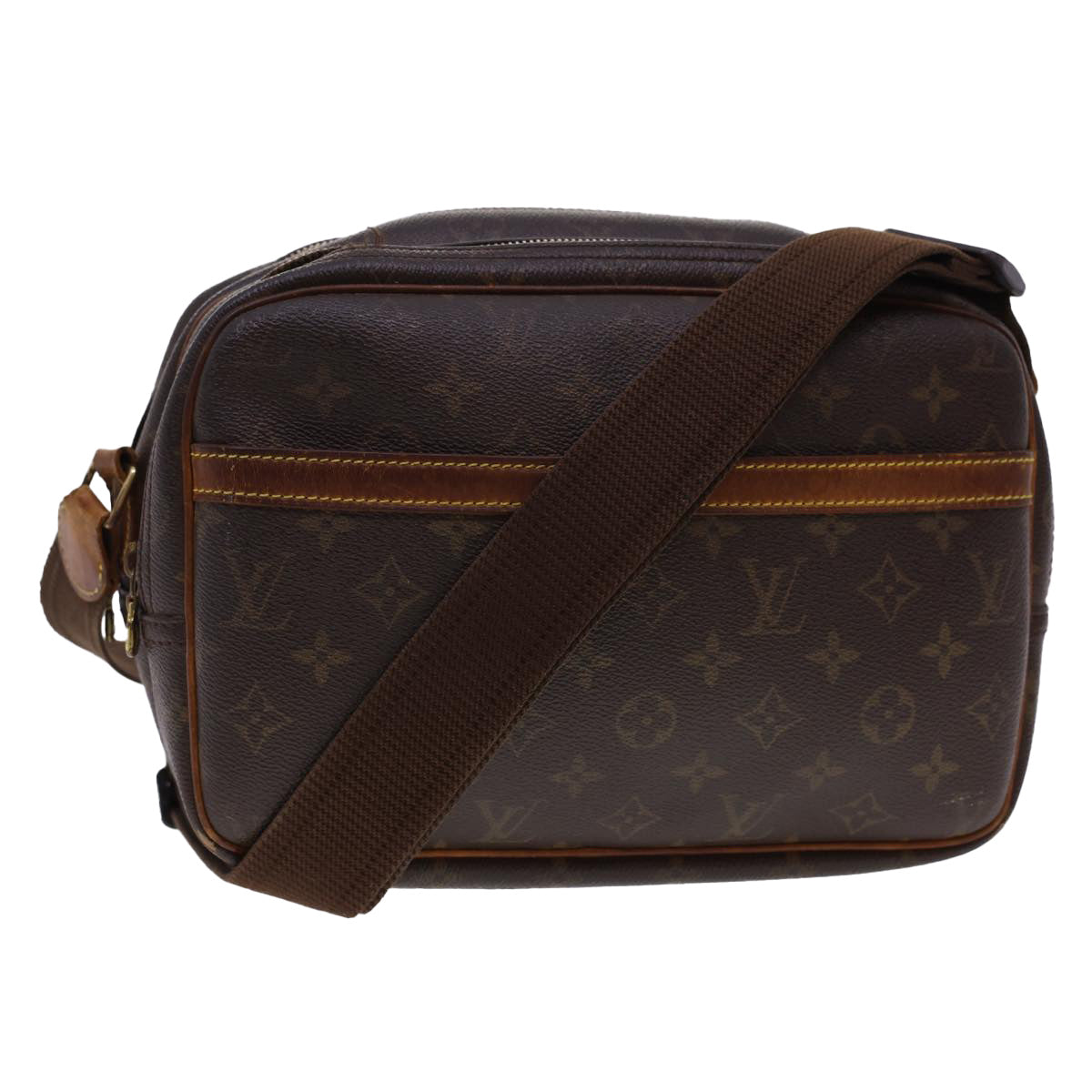 LOUIS VUITTON Monogram Reporter PM Shoulder Bag M45254 LV Auth 40079