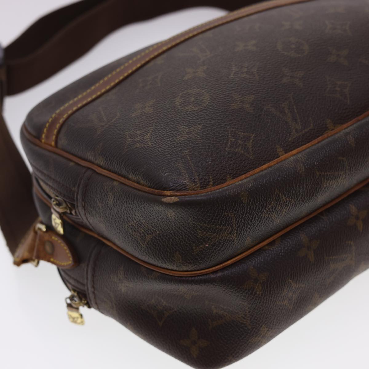 LOUIS VUITTON Monogram Reporter PM Shoulder Bag M45254 LV Auth 40079