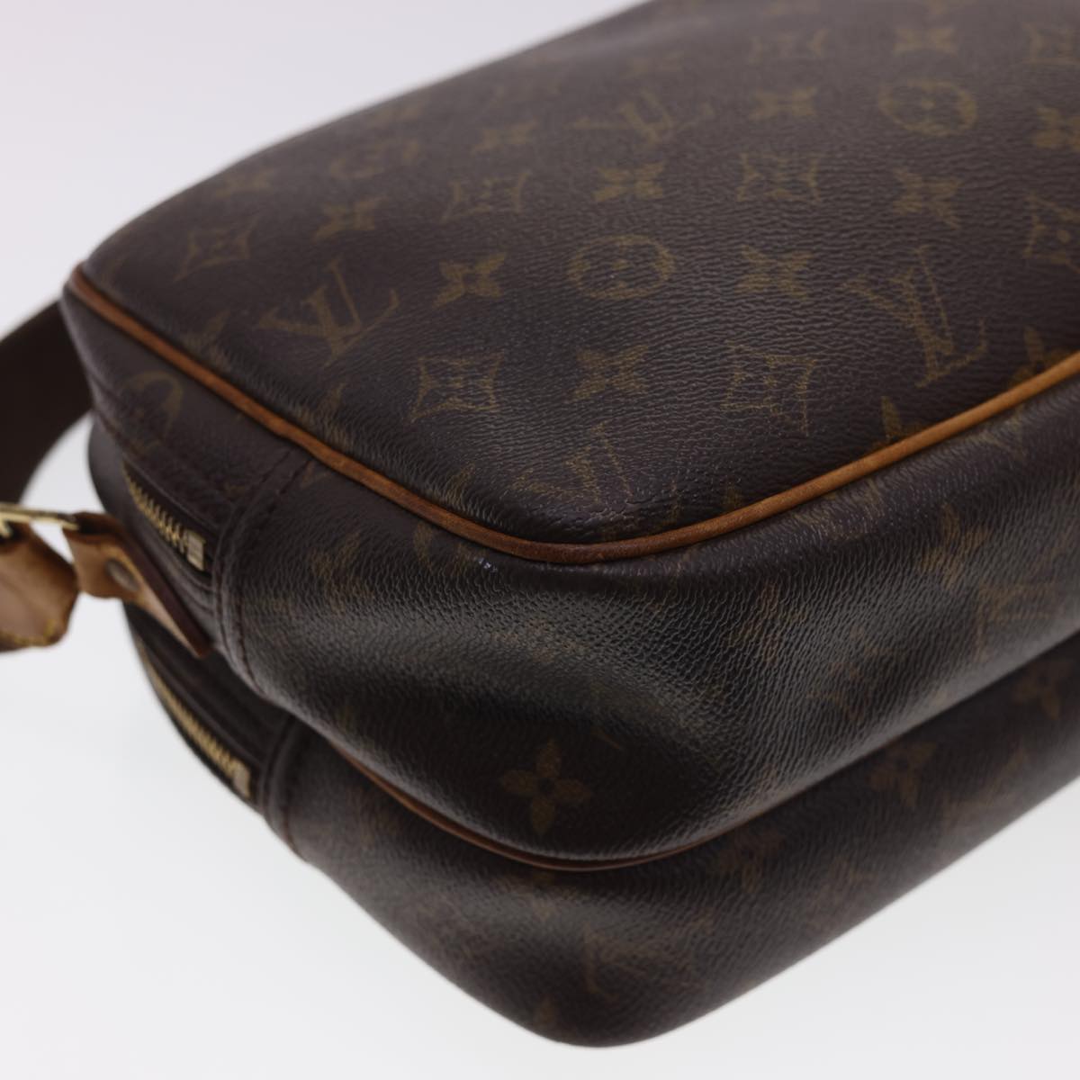 LOUIS VUITTON Monogram Reporter PM Shoulder Bag M45254 LV Auth 40079