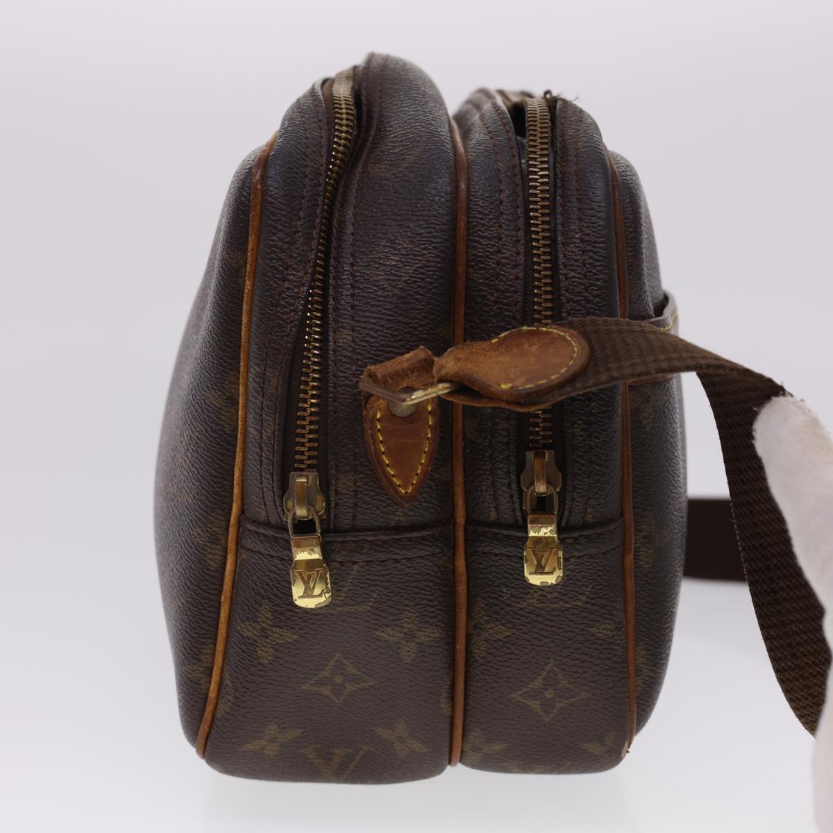 LOUIS VUITTON Monogram Reporter PM Shoulder Bag M45254 LV Auth 40079