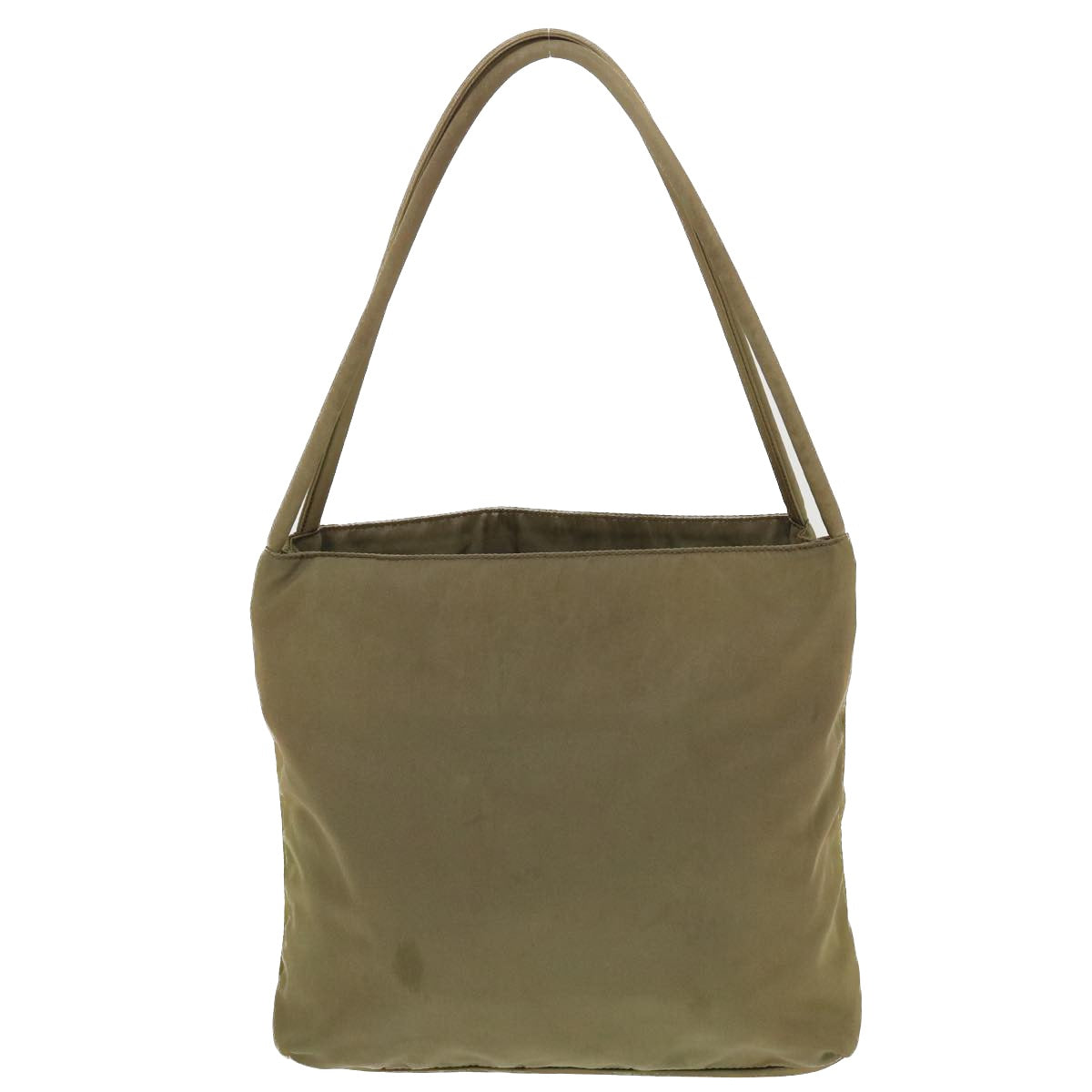PRADA Hand Bag Nylon Khaki Auth 40088 - 0