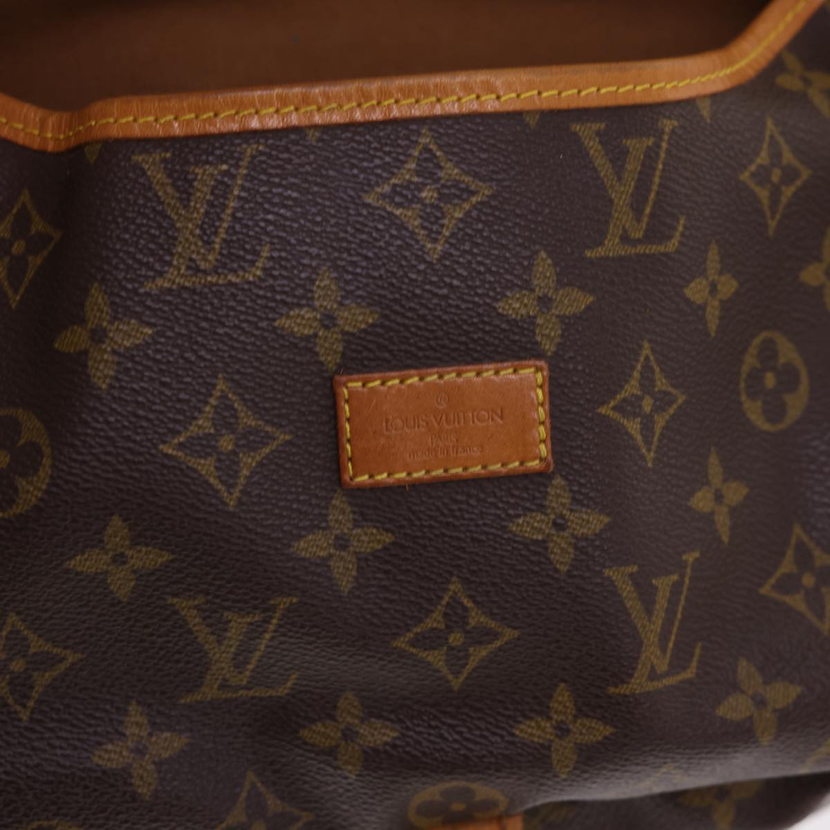 LOUIS VUITTON Monogram Saumur 30 Shoulder Bag M42256 LV Auth 40092