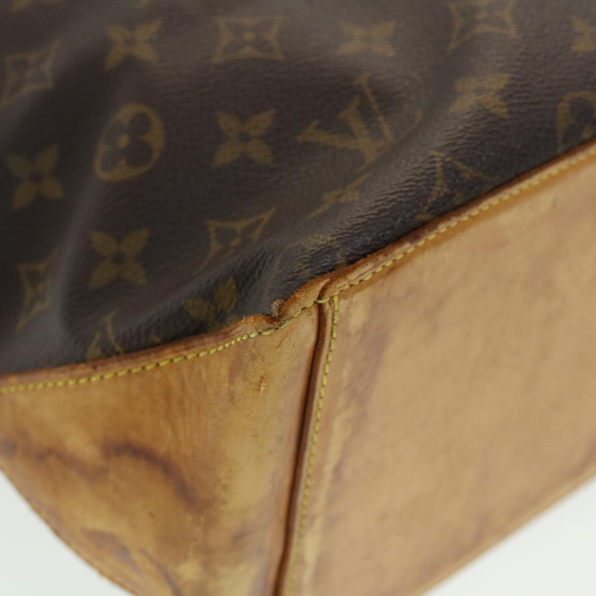 LOUIS VUITTON Monogram Cabas Mezzo Tote Bag M51151 LV Auth 40112