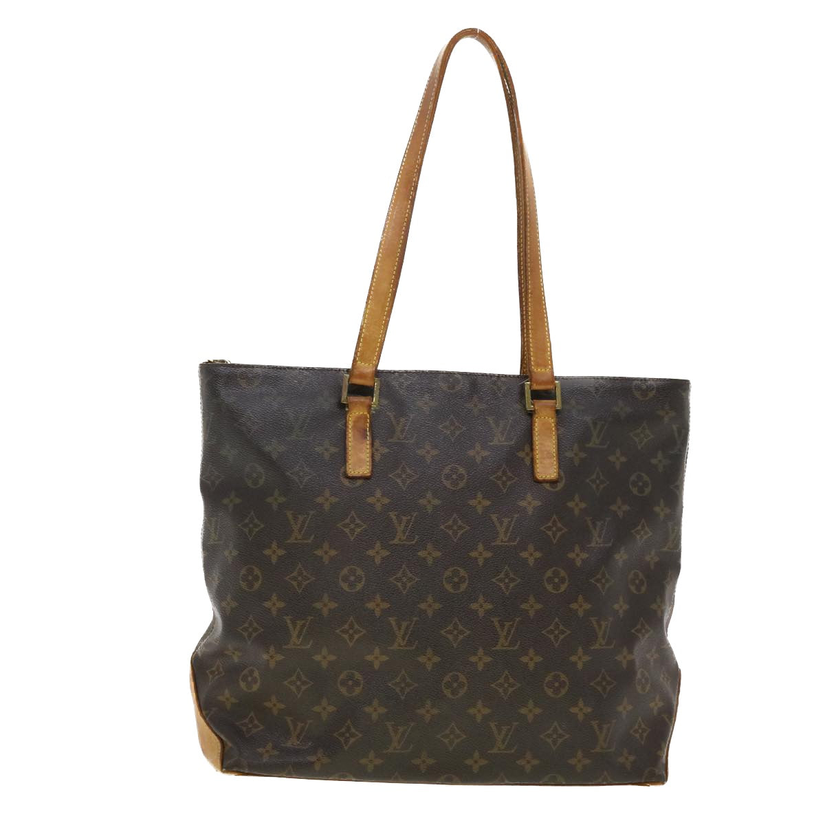 LOUIS VUITTON Monogram Cabas Mezzo Tote Bag M51151 LV Auth 40112