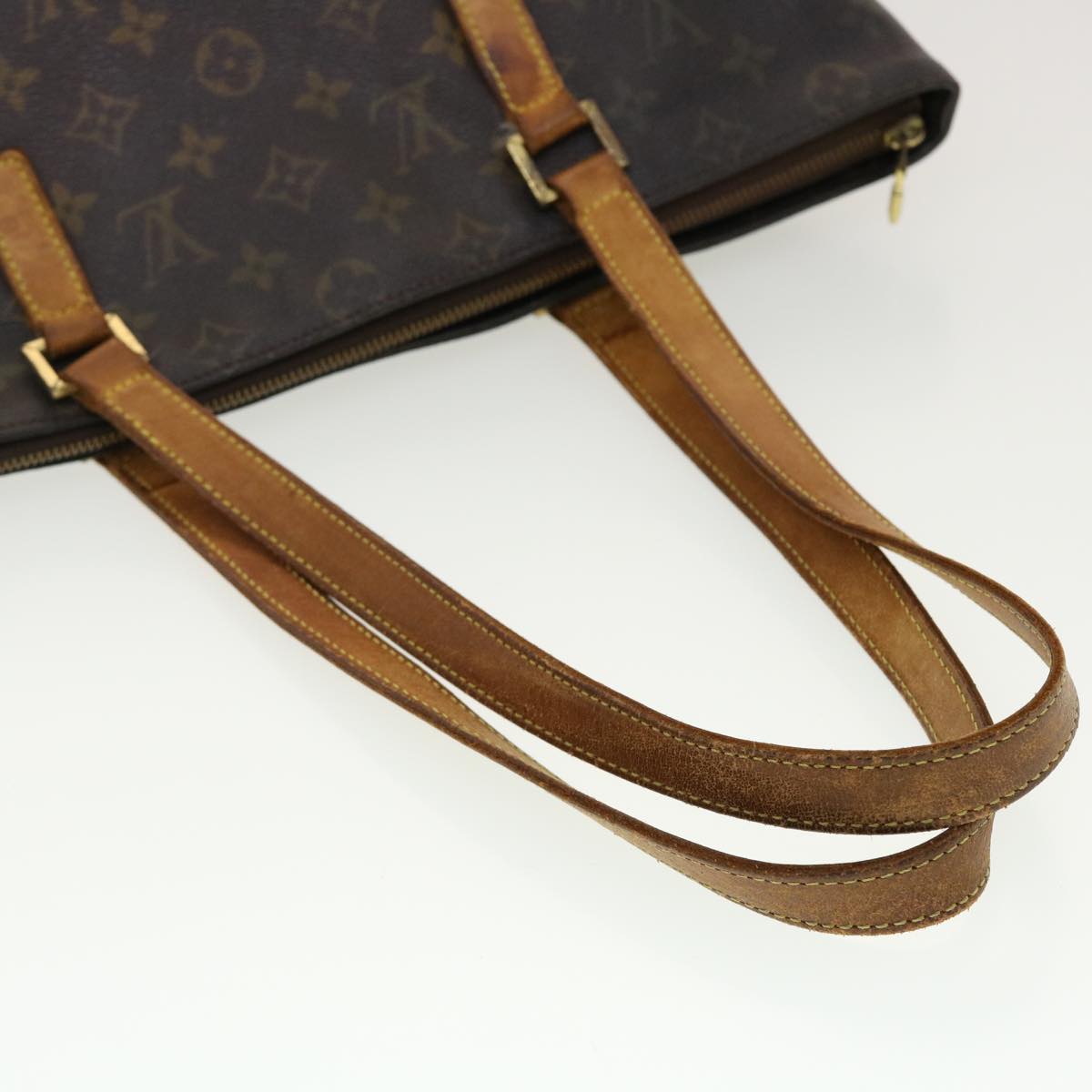 LOUIS VUITTON Monogram Cabas Mezzo Tote Bag M51151 LV Auth 40112