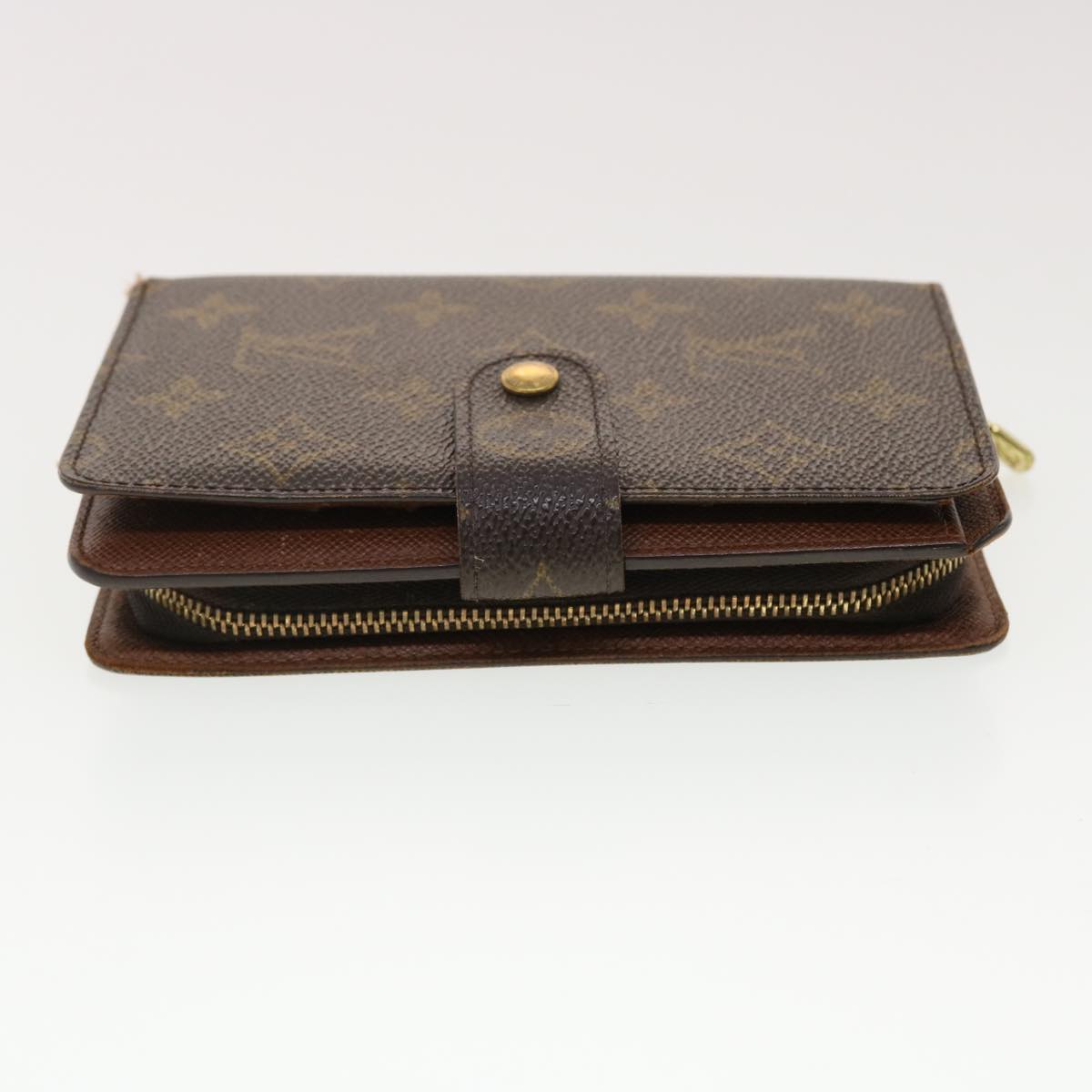 LOUIS VUITTON Monogram Porte Tresol Etui Papier Wallet M61202 LV Auth 40120