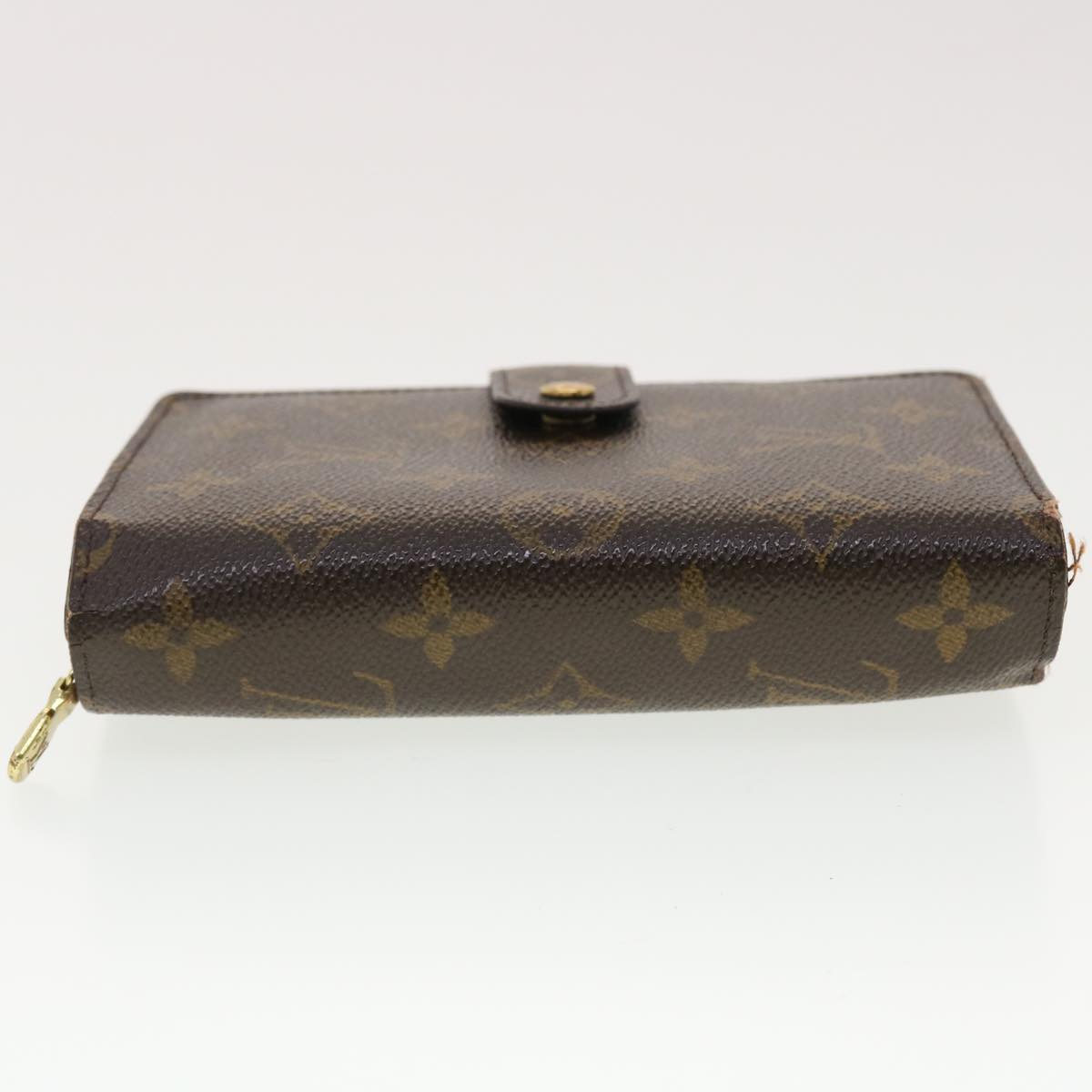 LOUIS VUITTON Monogram Porte Tresol Etui Papier Wallet M61202 LV Auth 40120